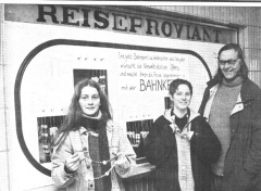 Foto vom Fenster im Bahnhof Nordenham