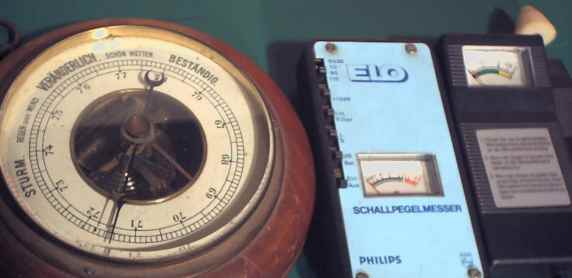 Barometer Microwellen Schall