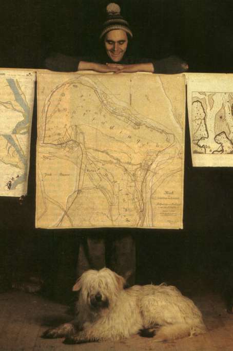 mit Tinka, dem Hirtenhund